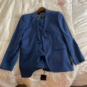 Men’s Ted Baker suit Blue 38R jacket 34x32 pants